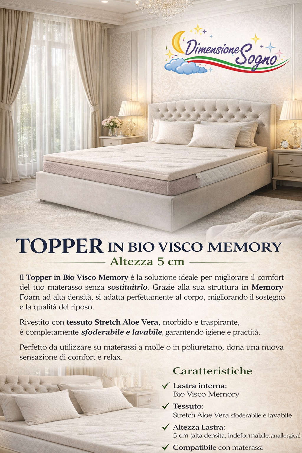 Topper Bio Visco Memory
