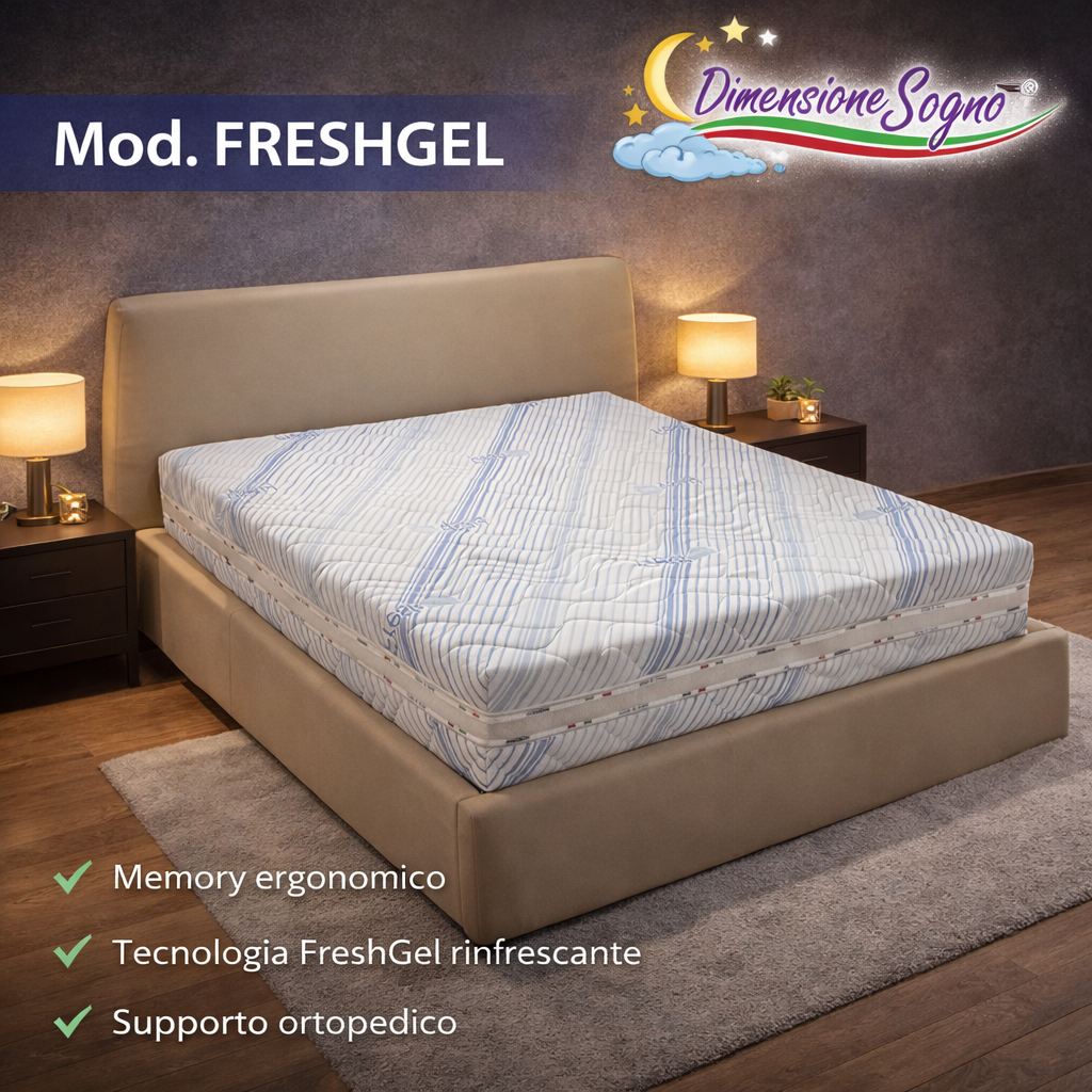 MATERASSO Matrimoniale MEMORY FRESHGEL