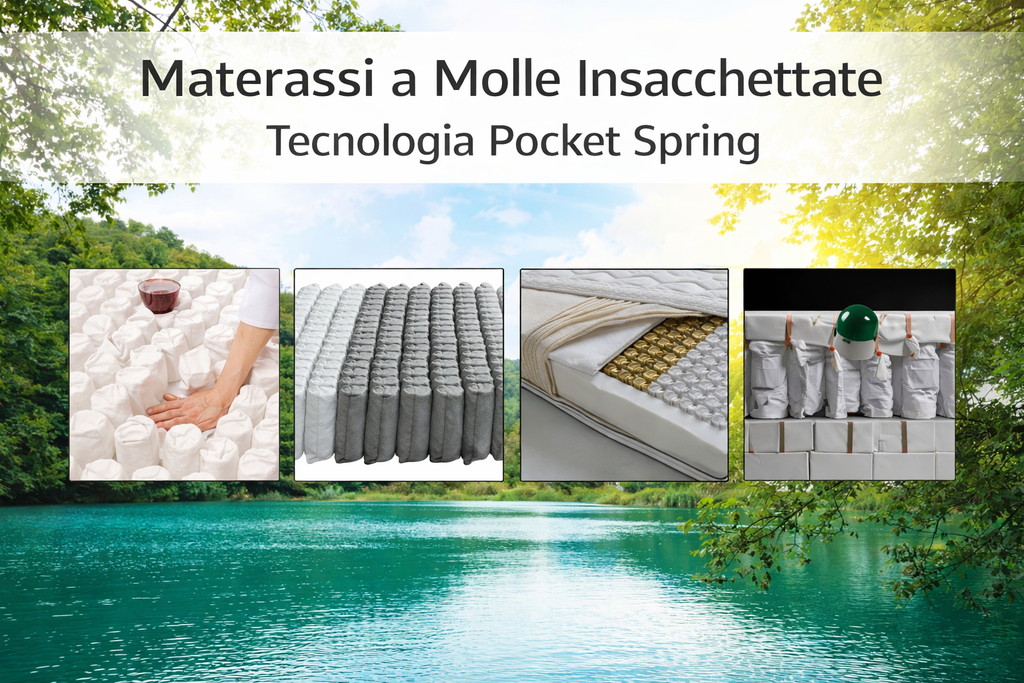 Materasso Matrimoniale Carbon a Molle Insacchettate