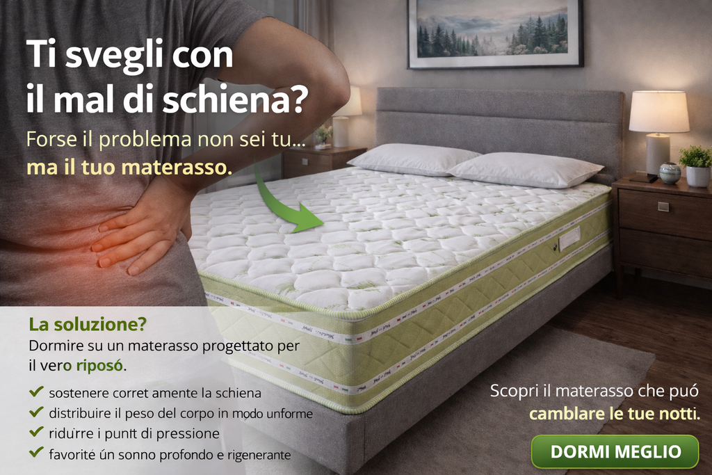 Materasso matrimoniale Modello ALOE VERA